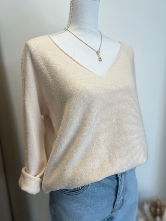 PULL AURORE CREME